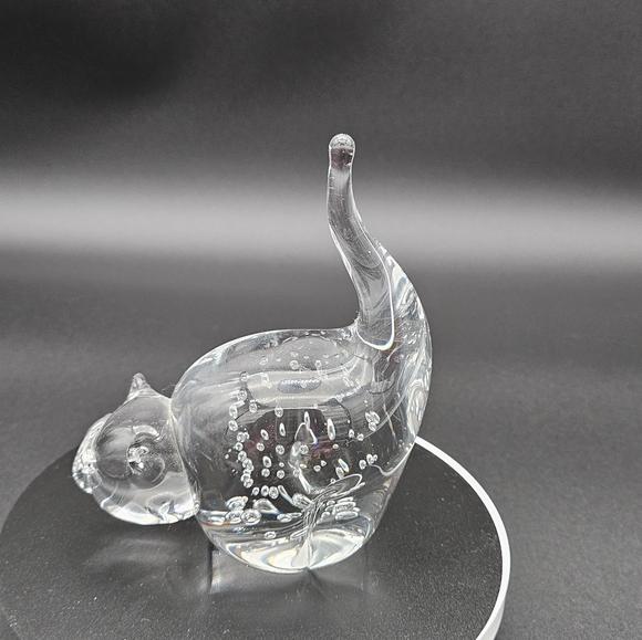 Langsam-Billig Art Glass Cat Kitten Bulicante MCM - Picture 2 of 9